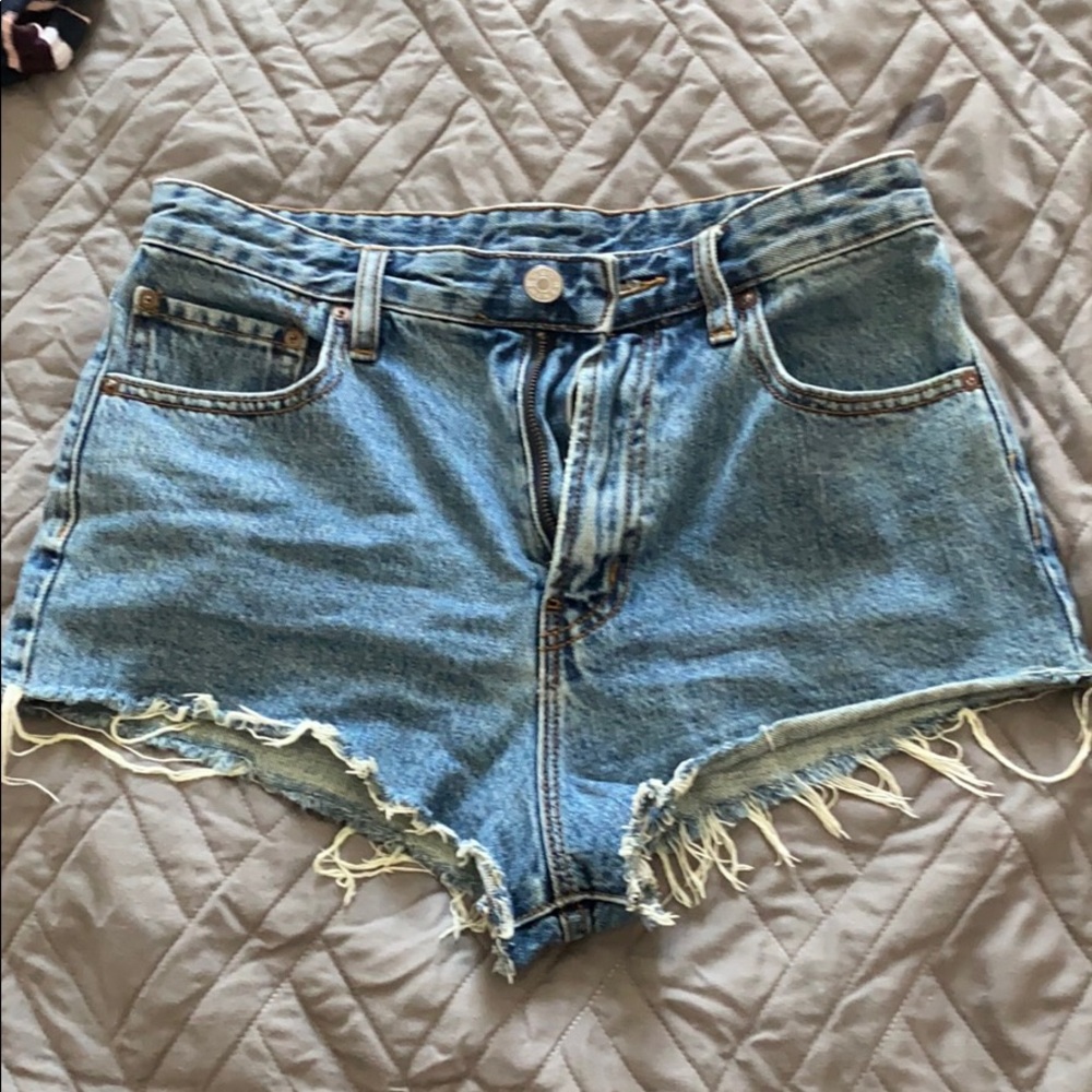 Denim shorts
